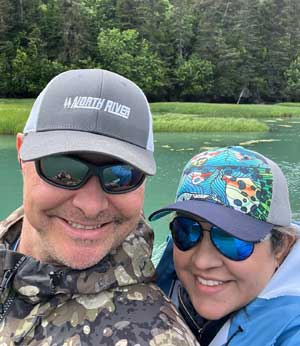 Captain Mike Patterson and Daniella of Alaska Bear Viewing Tours in Homer Alaska